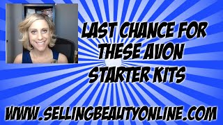 Last Chance for these Avon Starter Kits