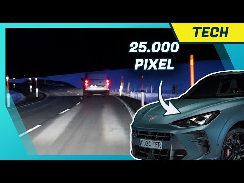 HD-Matrix Scheinwerfer im Cupra Terramar im Test | Kurze Nachtfahrt | Funktionen & Projektionen