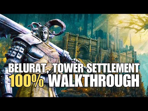 Belurat, Tower Settlement Walkthrough 100% No Commentary Elden Ring Shadow of the Erdtree