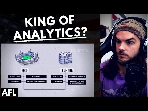 Average AMERICAN REACTS To 'AFL Analytics | The Most Data Rich Sport'