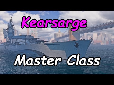 World of Warships | Kearsarge Master Class | Wookie Legend