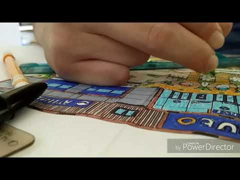 Dessin de Norauto dans la ville Time lapse (part2 et dernière partie)