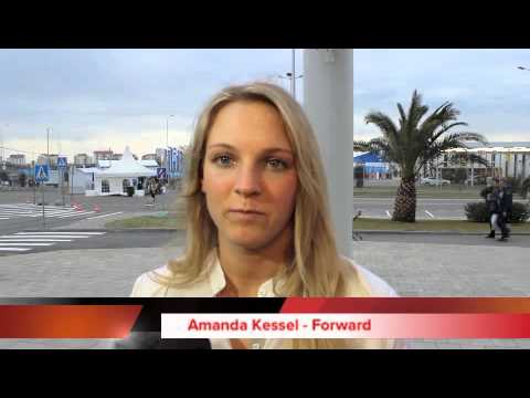 USA Hockey Olympic Show: Women Roll Past Swiss, Men's Team Arrives