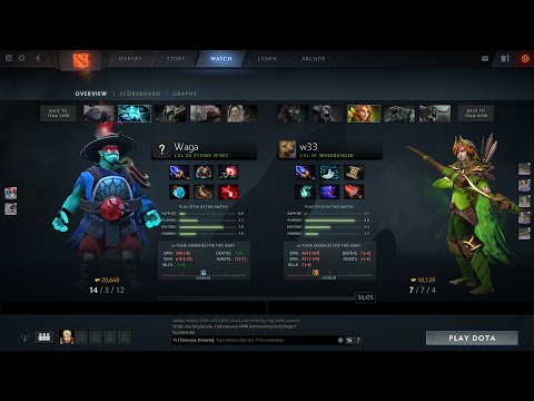 Dota2 Clash of Titans: Wagamama - StormSpirit Vs W33 - WindRanger