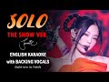 JENNIE - SOLO (Remix) THE SHOW VER. - ENGLISH KARAOKE with BACKING VOCALS