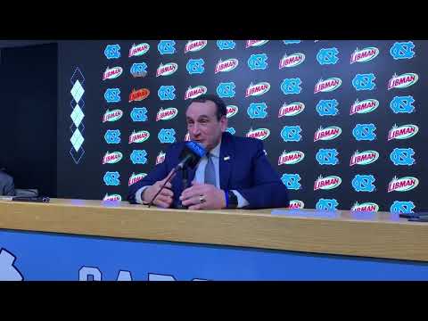 Full Coach K Duke vs UNC Postgame Press Conference