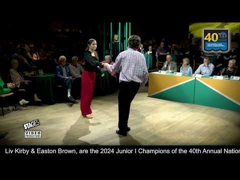 2024 NSDC Junior I Champions - Liv Kirby and Easton Brown