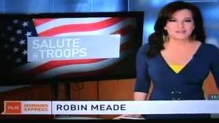 My "Girlfriend" Salutes me on Morning Express with Robin Meade!