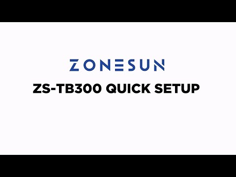 Zonesun ZS-TB300 Double Size Round Square Bottle Labeling Machine Instructions
