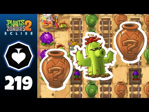 Vases on the Rails! Plants vs. Zombies 2 Eclise