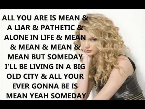 download lagu mp3 mp4 Taylor Swift Mean Genre, download lagu Taylor Swift Mean Genre gratis, unduh video klip Taylor Swift Mean Genre