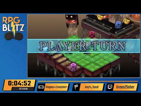 Disgaea 4 Complete+ Any% by GreenZSaber - RPGBlitz2020