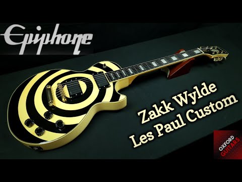 Epiphone Zakk Wylde Les Paul Custom Bullseye Antique Ivory EMG ZW Set + Hardcase image 26
