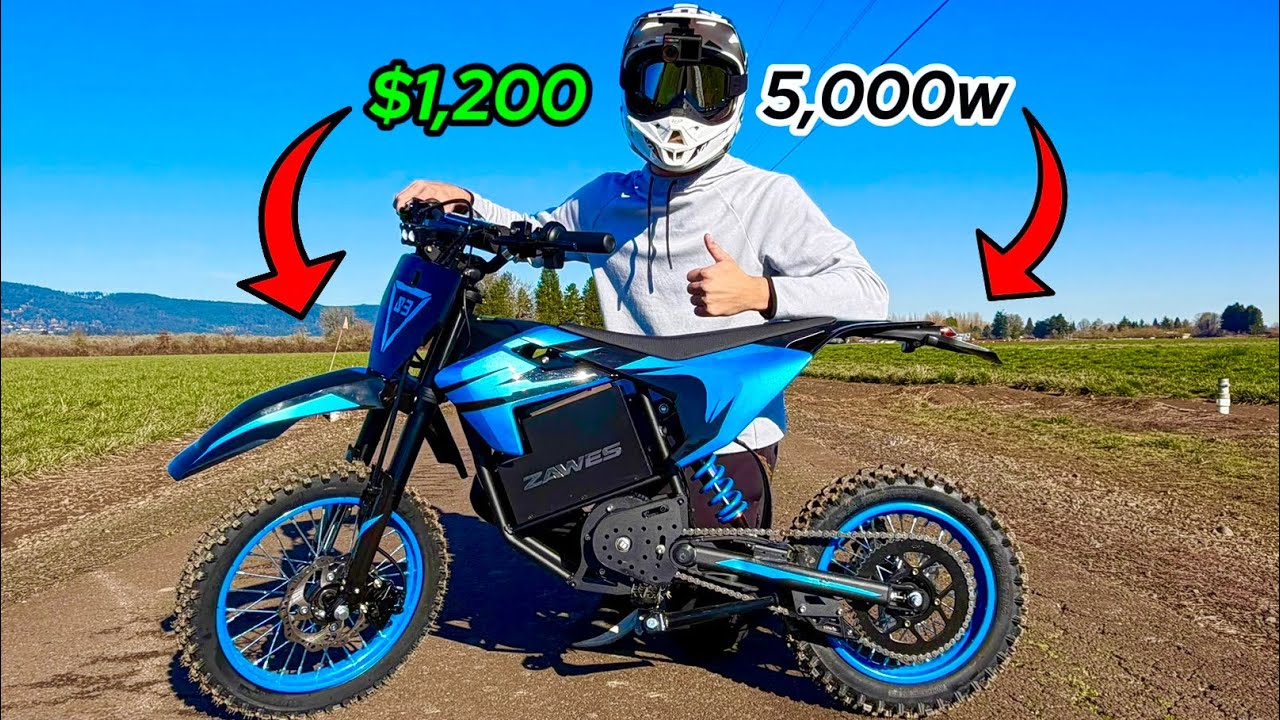 Reviewing The New Zawes S3 Electric Dirt Bike! (Insanely Fast)