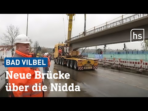 S6-Ausbau: An nur einem Tag wurde neue Bahnbrücke über die Nidda gebaut | hessenschau