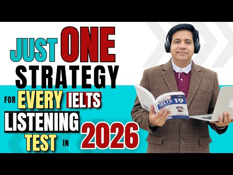 Just ONE Strategy For Every IELTS Listening Test In 2026 By Asad Yaqub
