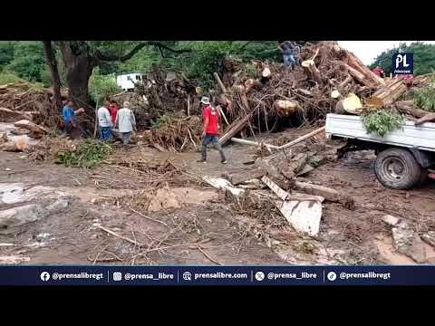 Deslave en Concepción Las Minas, Chiquimula; se confirman muertos