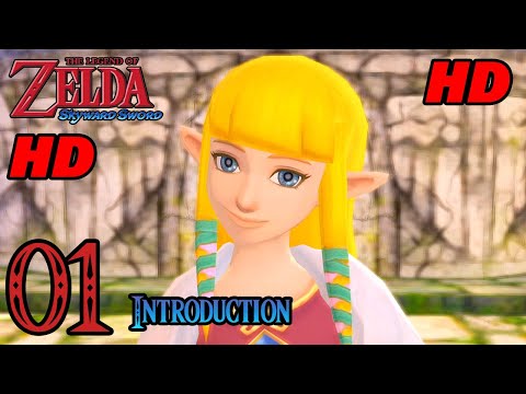 Zelda Skyward Sword HD 60FPS 100% Walkthrough - Part 1 - Introduction | Skyloft
