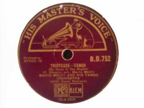 Tristesse (So Deep is the Night) - Mario Melfi and His Tango Orchestra