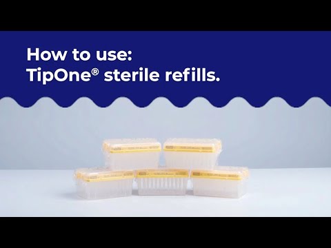 How to use TipOne® sterile refills