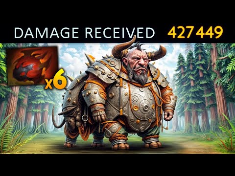 20000 Health Centaur Warrunner New Record🔥🔥🔥x6 Hearts + Buffs | Dota 2 Gameplay