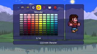 Terraria - Creating a character with RealGenericWolf - PS4