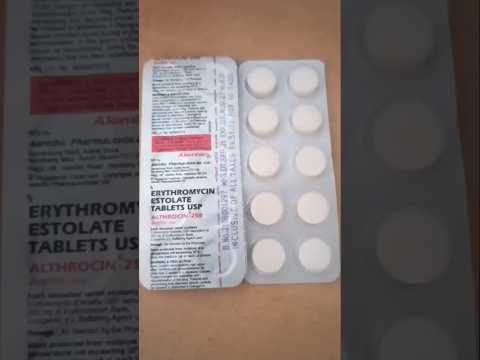 Althrocin estolate tablets usp, strength: 500 mg