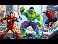 SPIDER MAN IRON MAN HULK GAME ANIMATION ️ ‍ ️