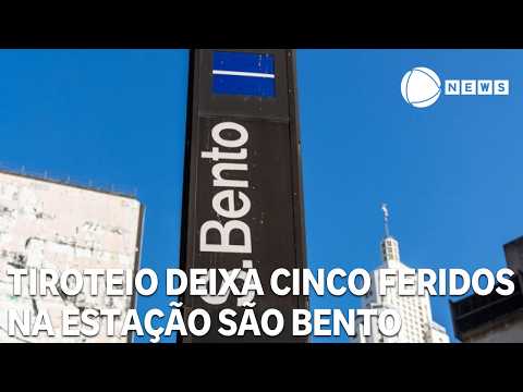 Policial reage a assalto e troca tiros com criminoso na Estação São Bento