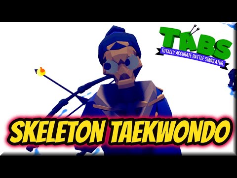 FEAR FOR KICK! SKELETON TAEKWONDO vs EVERY UNIT I chose 1v1 + BONUS - TABS Original MODS