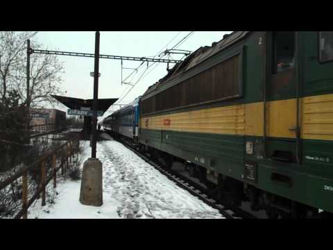 Odjezd vlaku Sp 1696 (ČD 163.096) - Jirkov zastávka, 13. 3. 2013