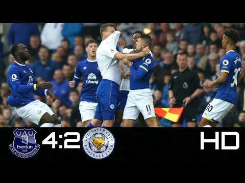 Everton vs Leicester city:4-2:Full Highlights HD(9/4/2017)