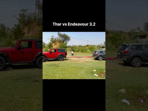 Thar vs Endeavour 3.2 #shorts #thar #ford