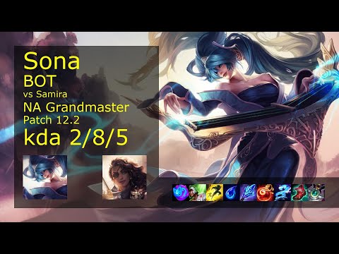 Rank 1 NA Sona: Bot vs Samira