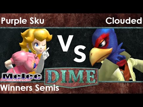 DIME 20 - Purple Sku (Peach) vs AWOL | Clouded (Falco, Young Link) Winners Semis - Melee