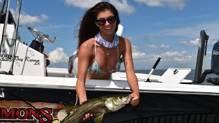 BIKINI GIRLS  Snook FISHING  Tampa Florida
