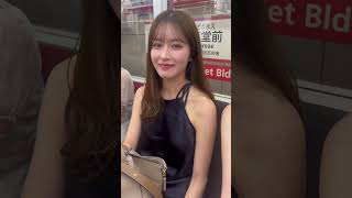 車内美❤️ #美人 #美人好き #beauty #美しい #bijo#short#shorts#車内