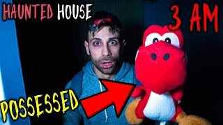 POSSESSED YOSHI DOLL ONE MAN HIDE AND SEEK 3AM CHALLENGE HAUNTED HOUSE W/ MOE SARGI | ALI H *SCARY*