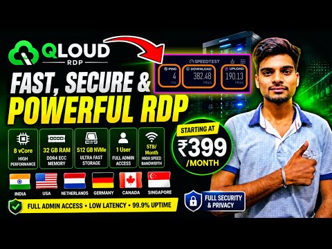Customer video review thumbnail | QloudRdp