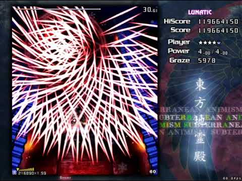 Touhou 11 ~ SA Perfect Lunatic 1cc LNN MarisaB