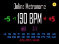 Metronomo Online - Online Metronome - 190 BPM 4/4