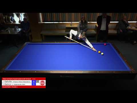 Finaltag ÖSTM Einband Carambol - Arnim Kahofer gg. Gerhard Kaincz