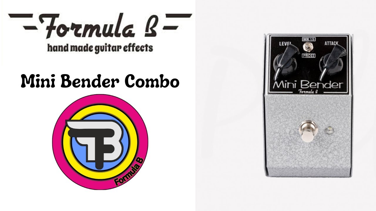 Demo Formula B Mini Bender Combo Killer Tonebender Tones!!!