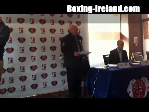 Andrew Selby vs Ivan Ilnytskyy weigh in for World Series of Boxing