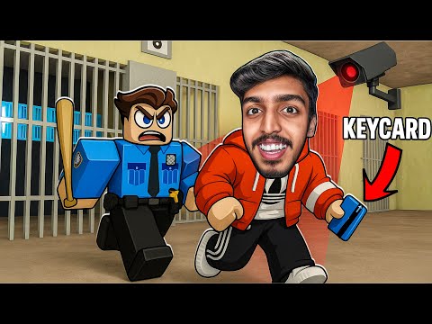 GT Escaped PRISON with KEYCARD in ROBLOX..!