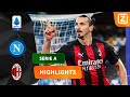 ZLATAN MET EEN HEERLIJKE KOPBAL!☄️ | Napoli vs AC Milan | Serie A 2020/21 | Samenvatting