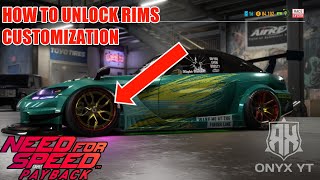 Need for Speed™ Payback | How To Unlock Rims Customization (PS4)