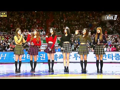 에이핑크 Apink 별의 별 & 내가 설렐 수 있게 🏀 KBL pro basketball All Star game celebration performance 2017 (4K) 🏀
