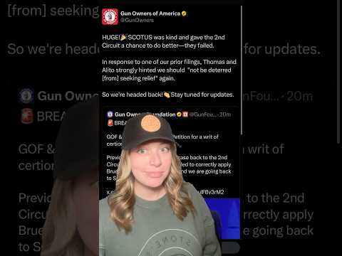 SCOTUS Gives Good News For GOA?!?#2ndamendment #shortsvideo #shortsfeed #shorts Thumbnail
