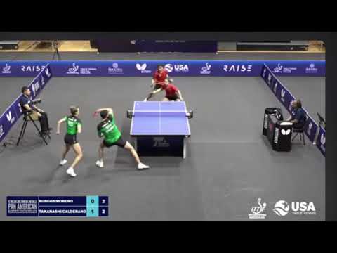 HUGO CALDERANO/B.TAKAHASHI vs BURGOS/MORENO - ITTF PAN AMERICAN CHAMPIONSHIP USA 2025